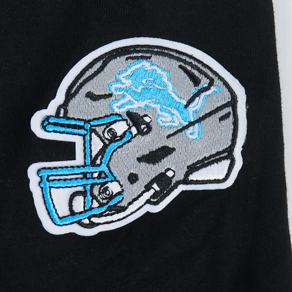 NFL DETROIT LIONS CLASSIC CHENILLE LITTLE BOY'S SS TEE (BLACK) - Image 8