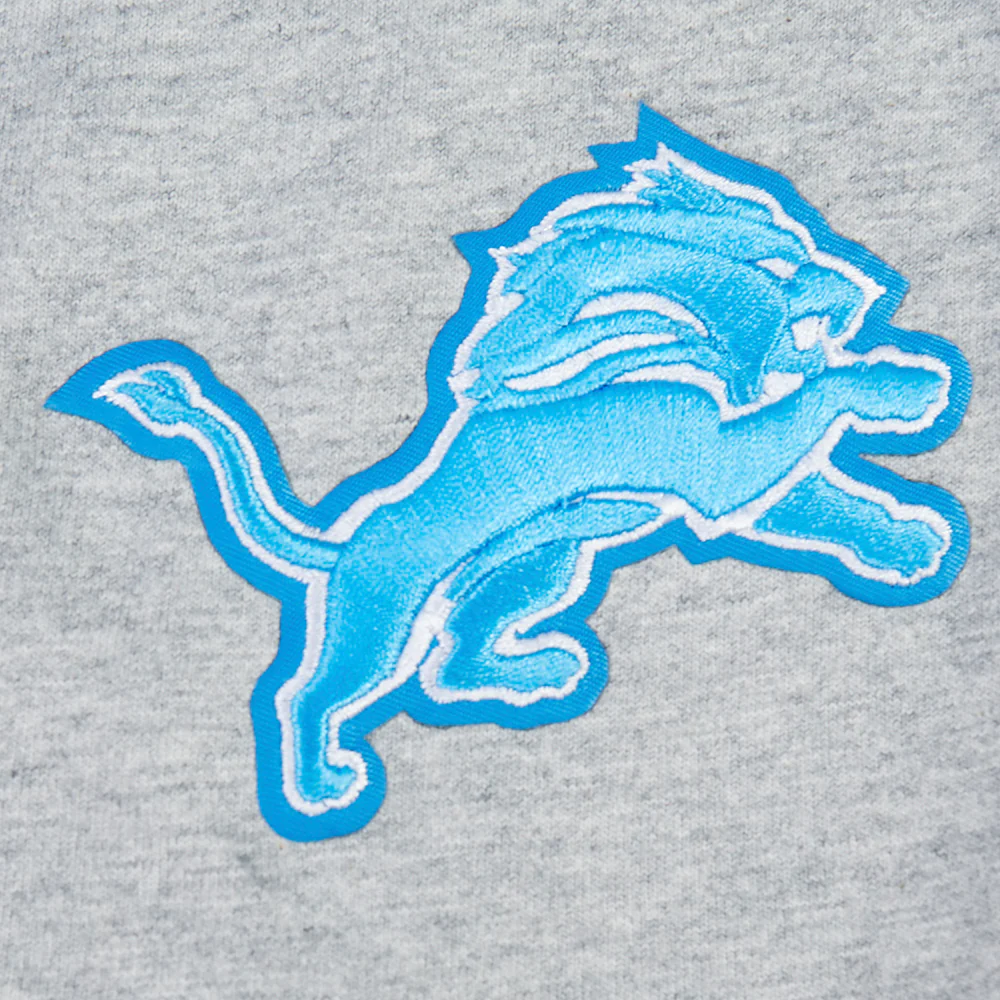 NFL DETROIT LIONS CLASSIC CHENILLE LITTLE BOY'S SS TEE (HEATHER GREY) - Image 9