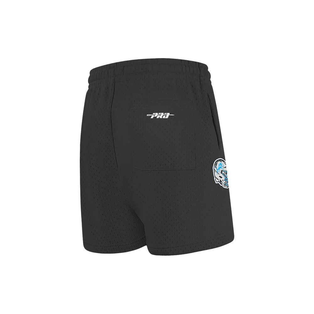 NFL DETROIT LIONS CLASSIC LITTLE BOY'S MESH SHORT (BLACK) - Image 5