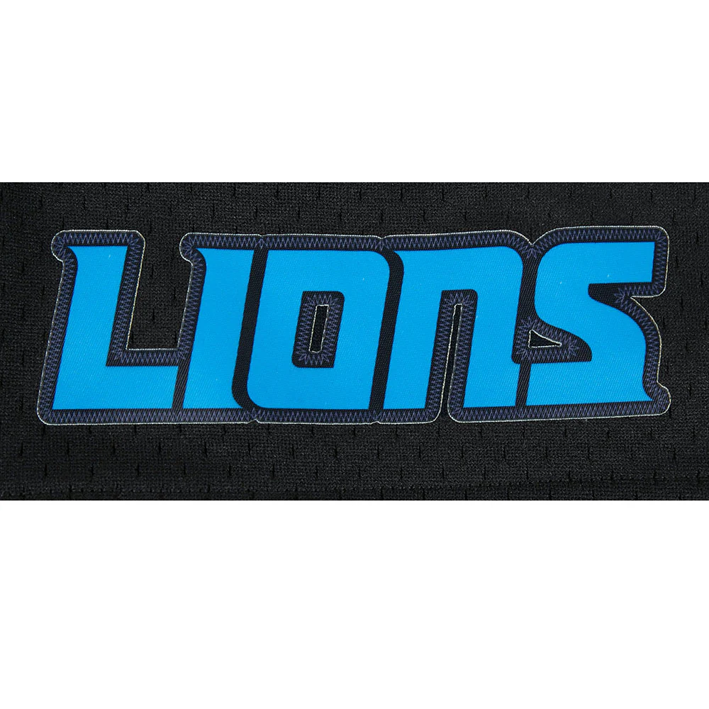 NFL DETROIT LIONS CLASSIC LITTLE BOY'S MESH SHORT (BLACK) - Image 6