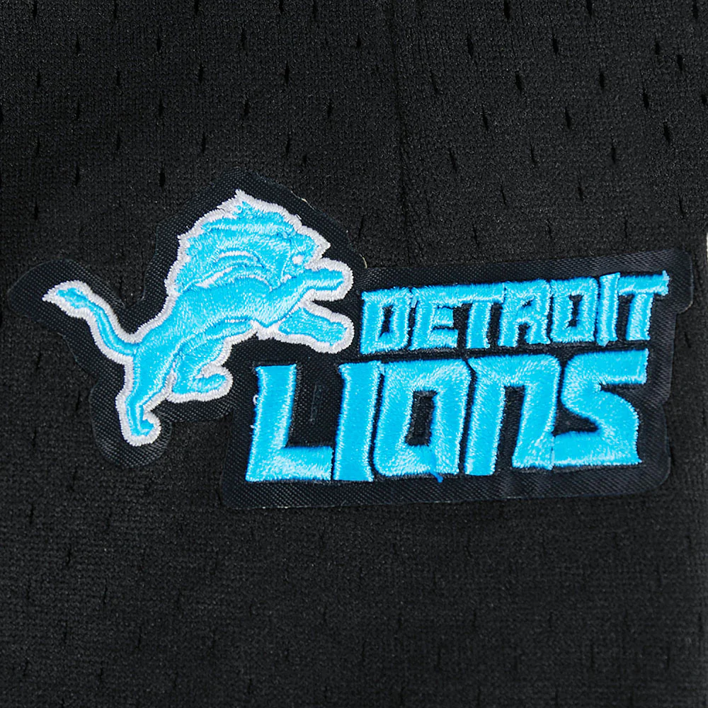 NFL DETROIT LIONS CLASSIC LITTLE BOY'S MESH SHORT (BLACK) - Image 7