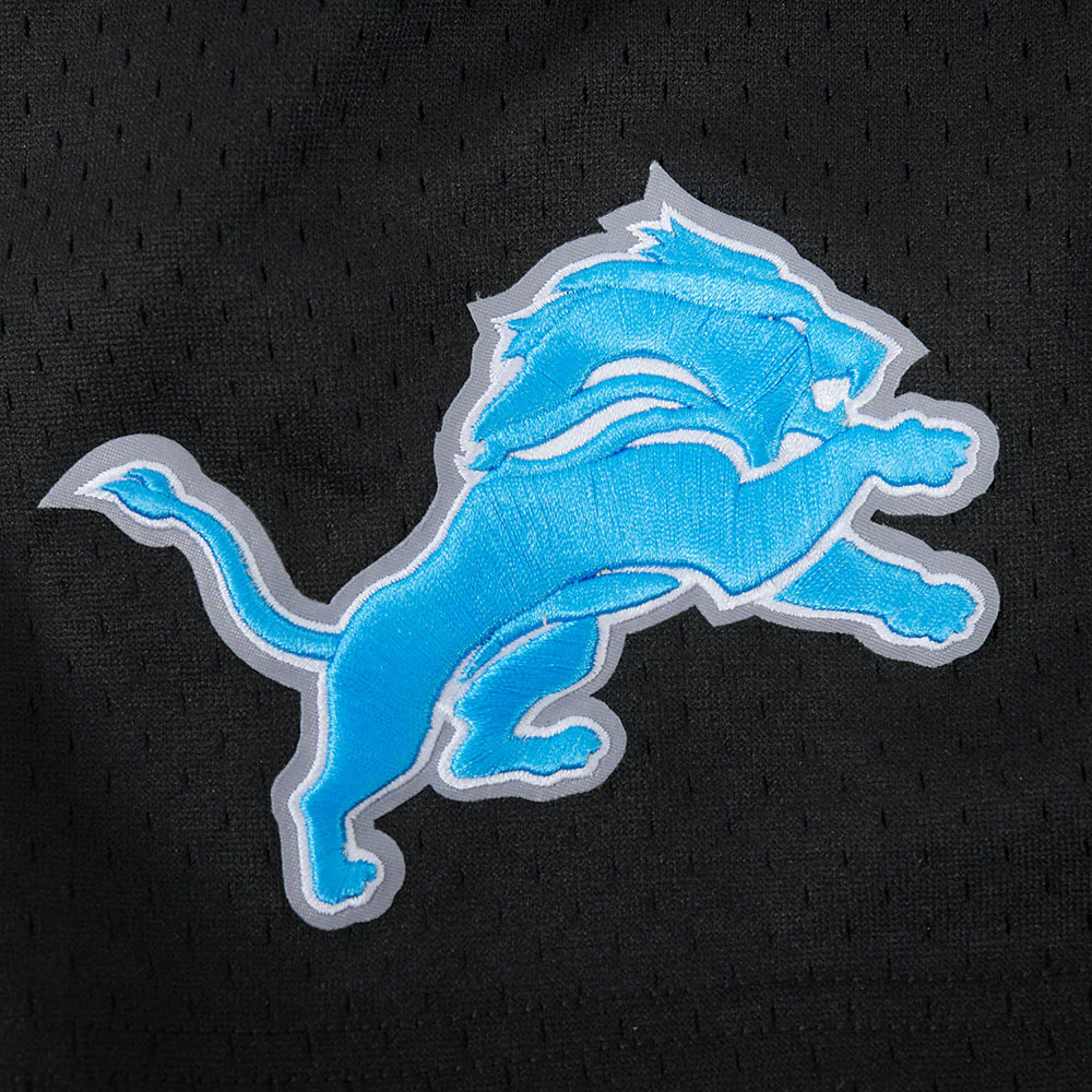 NFL DETROIT LIONS CLASSIC LITTLE BOY'S MESH SHORT (BLACK) - Image 8
