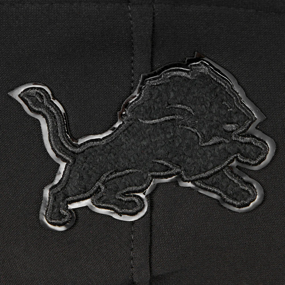 NFL DETROIT LIONS TRIPLE BLACK LITTLE BOYS FLEECE PULLOVER HOODIE (BLACK) - Image 14