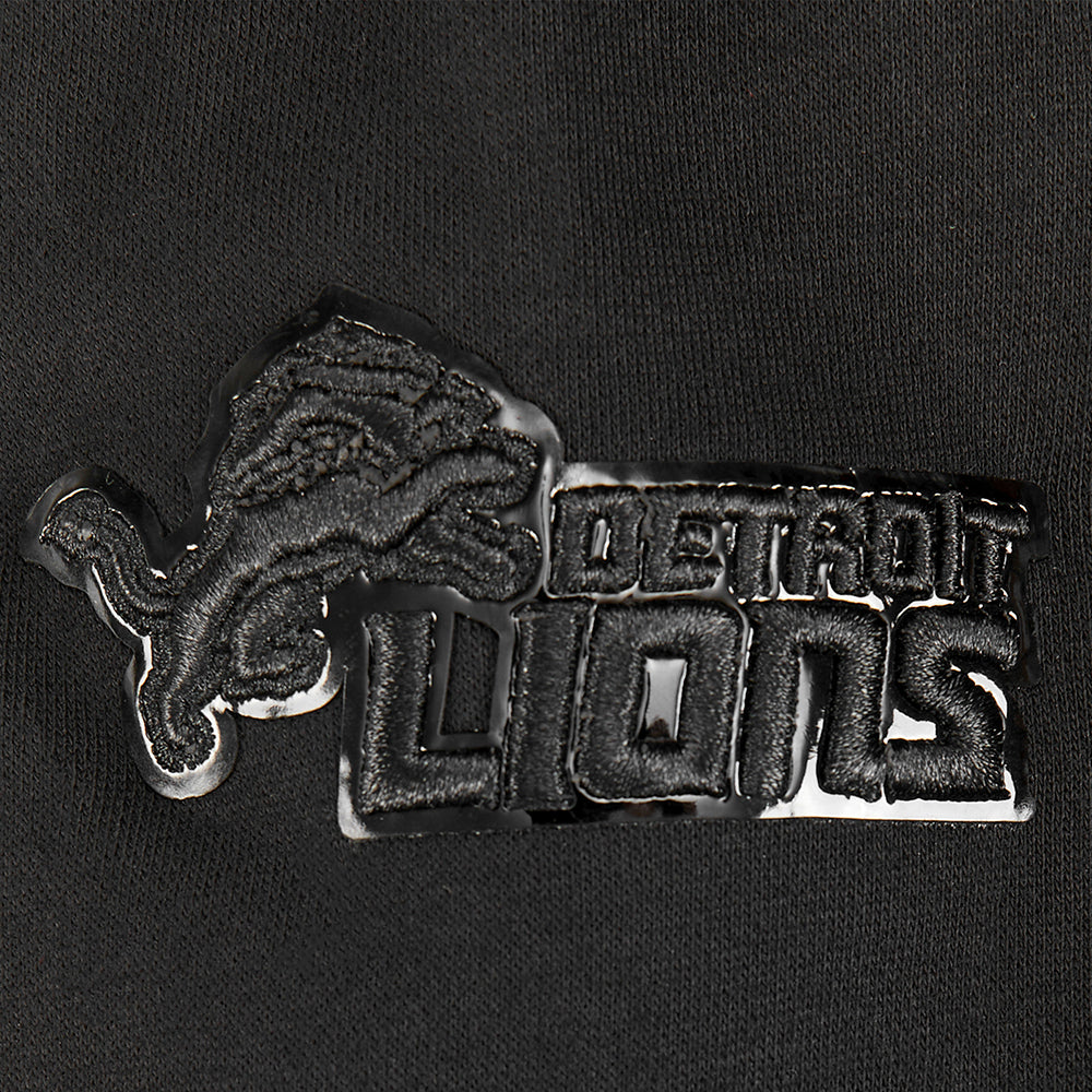 NFL DETROIT LIONS TRIPLE BLACK LITTLE BOYS FLEECE PULLOVER HOODIE (BLACK) - Image 15