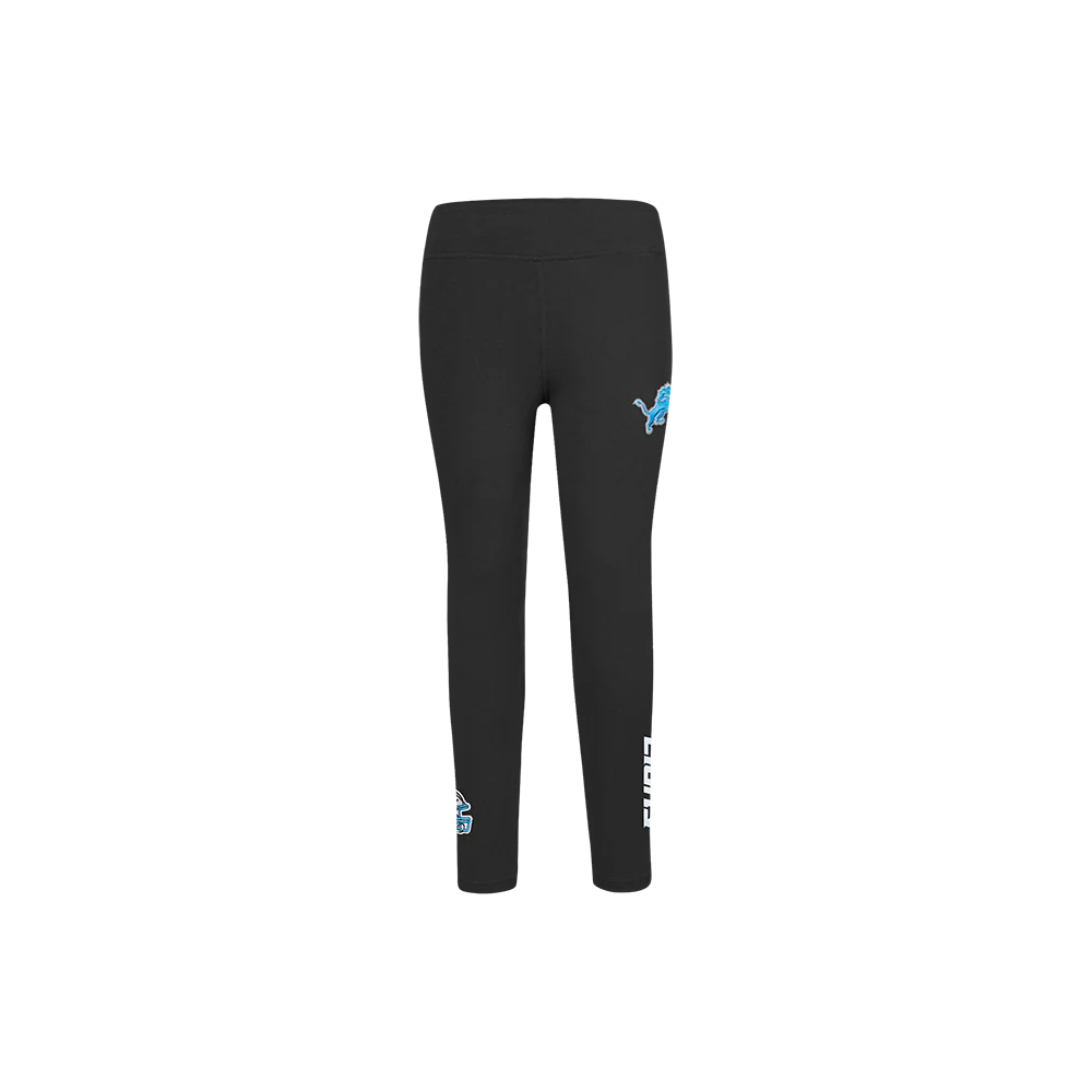 NFL DETROIT LIONS CLASSIC LITTLE GIRLS LEGGING (BLACK) - Image 2