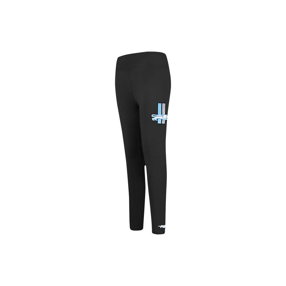 NFL DETROIT LIONS RETRO CLASSIC LITTLE GIRLS LEGGING (BLACK)