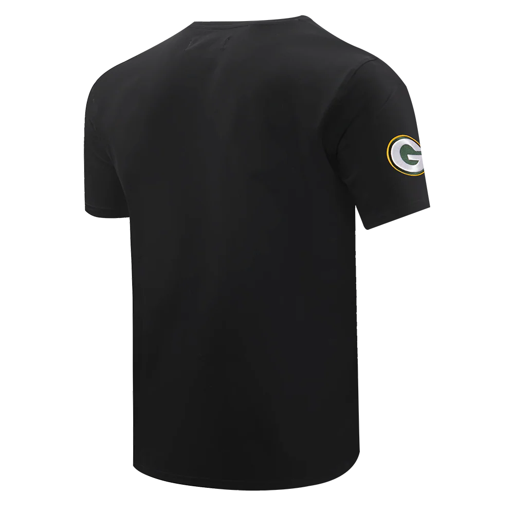 NFL GREEN BAY PACKERS CLASSIC CHENILLE MEN'S TEE (BLACK) - Image 3