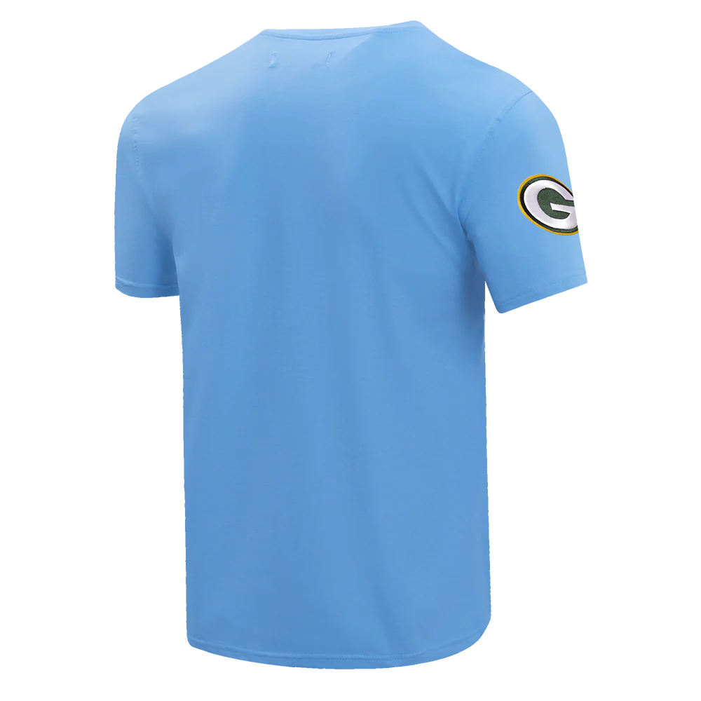 NFL GREEN BAY PACKERS  CLASSIC CHENILLE SINGLE JERSEY TEE (UNIVERSITY BLUE) - Image 3