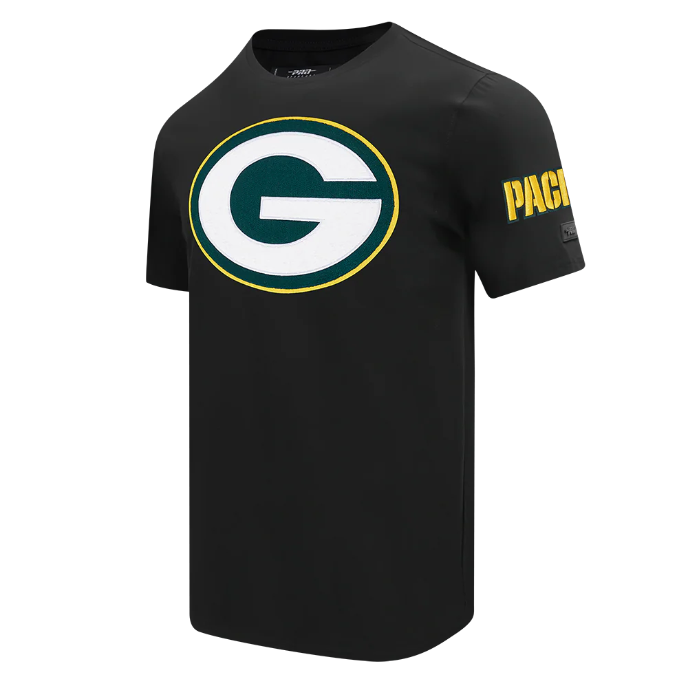 NFL GREEN BAY PACKERS MASHUP MEN'S TEE (BLACK) - Image 2