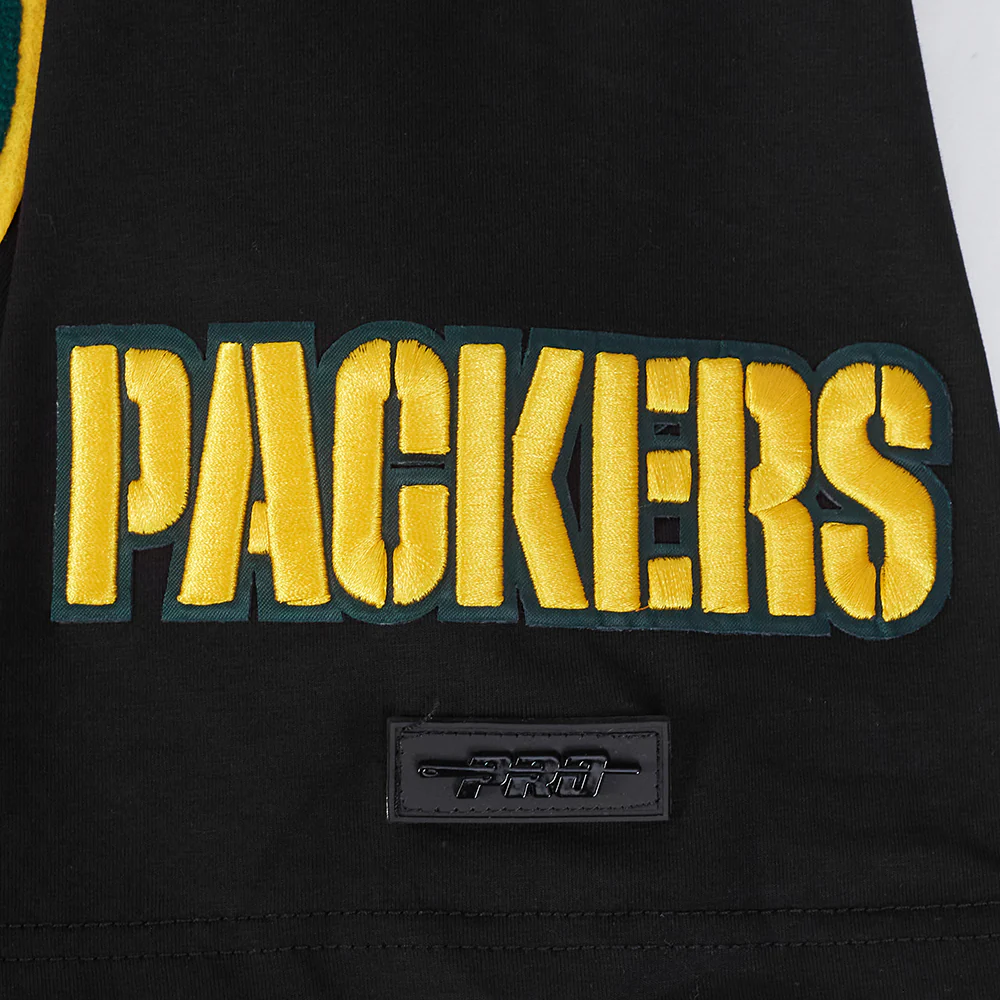 NFL GREEN BAY PACKERS MASHUP MEN'S TEE (BLACK) - Image 7