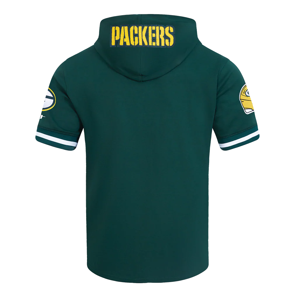 NFL GREEN BAY PACKERS JORDAN LOVE #10 CLASSIC MEN'S SS PO HOODIE (FOREST GREEN) - Image 3