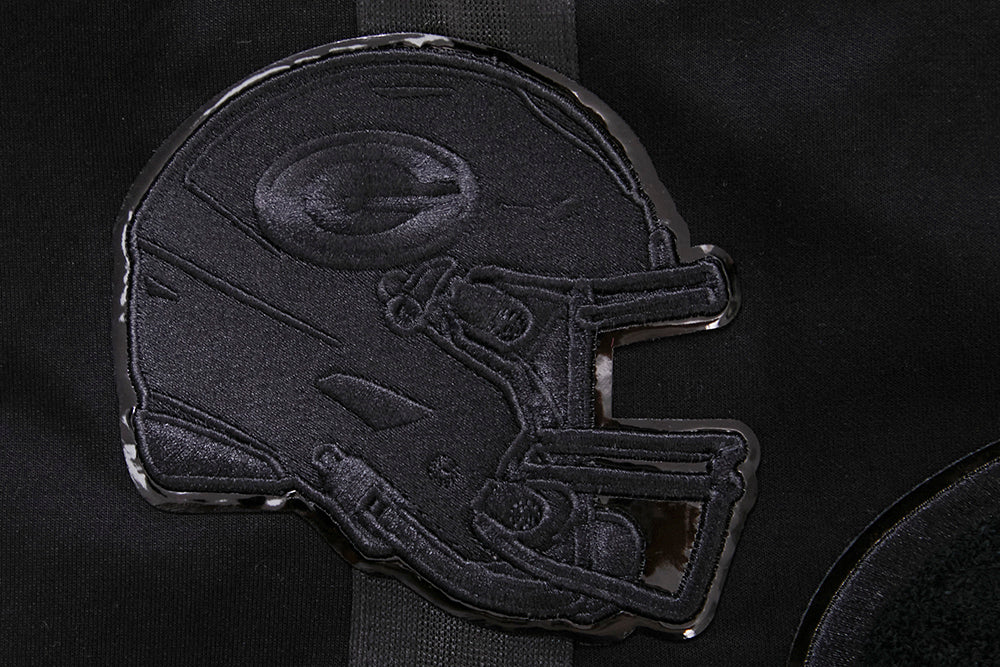 NFL GREEN BAY PACKERS TRIPLE BLACK SHORT (TRIPLE BLACK) - Image 8