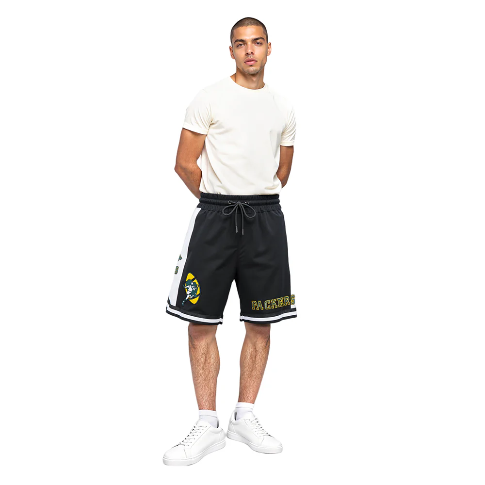 NFL GREEN BAY PACKERS RETRO CLASSIC MEN'S 2.0 SHORT (BLACK) - Image 10
