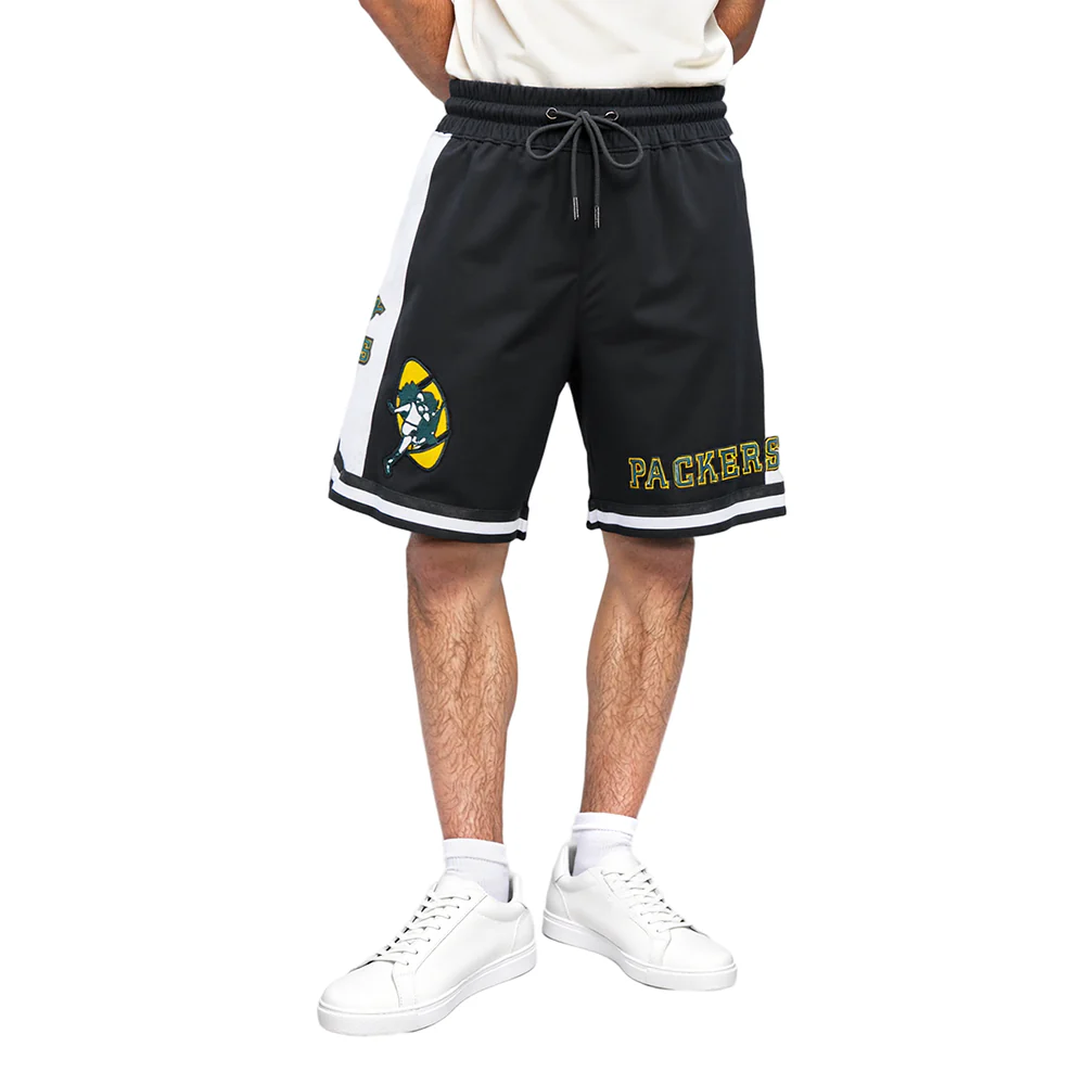 NFL GREEN BAY PACKERS RETRO CLASSIC MEN'S 2.0 SHORT (BLACK) - Image 11