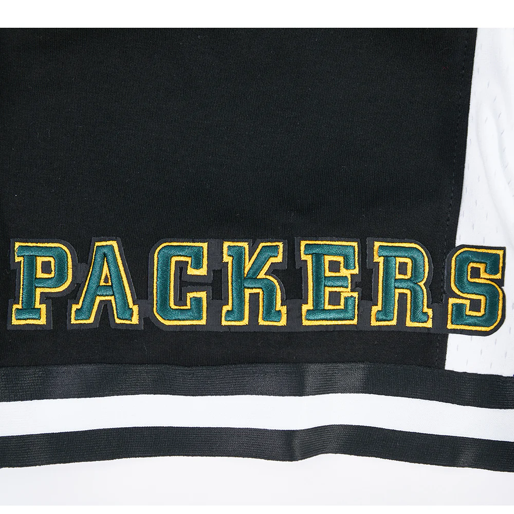 NFL GREEN BAY PACKERS RETRO CLASSIC MEN'S 2.0 SHORT (BLACK) - Image 6