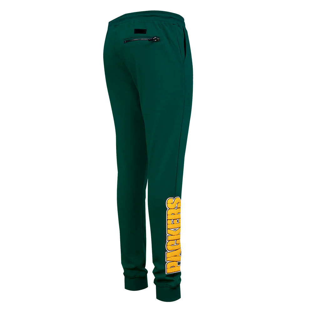 NFL GREEN BAY PACKERS CLASSIC CHENILLE JOGGER (FOREST GREEN) - Image 3