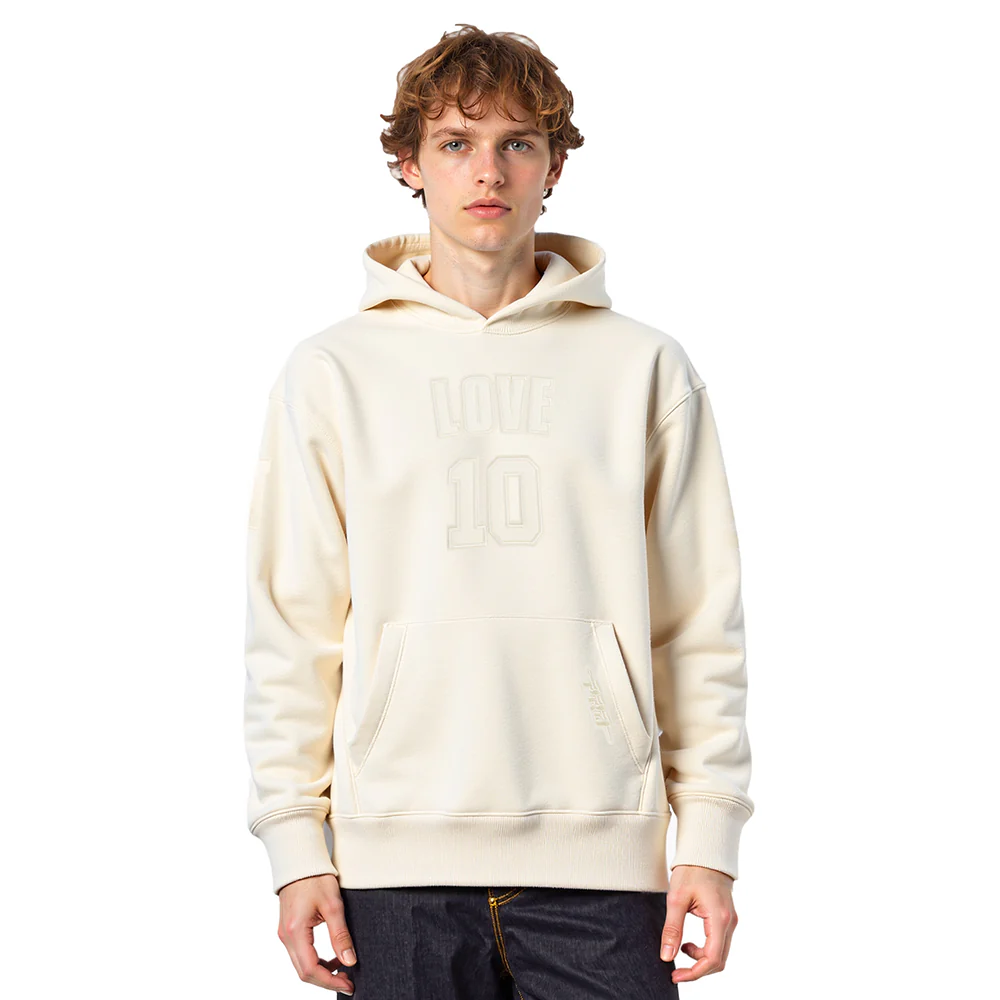 NFL GREEN BAY PACKERS JORDAN LOVE #10 NEUTRAL MEN'S DROP SHOULDER FL (EGGSHELL)