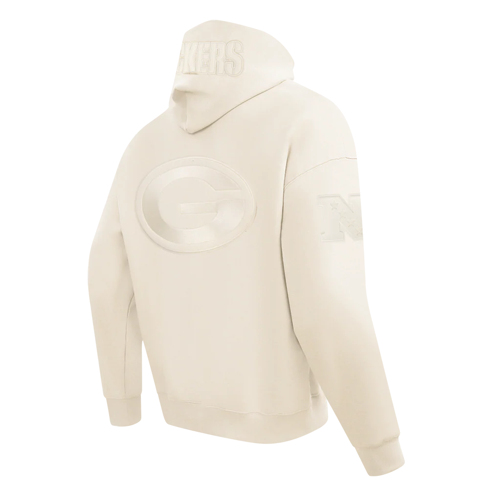 NFL GREEN BAY PACKERS JORDAN LOVE #10 NEUTRAL MEN'S DROP SHOULDER FL (EGGSHELL) - Image 4