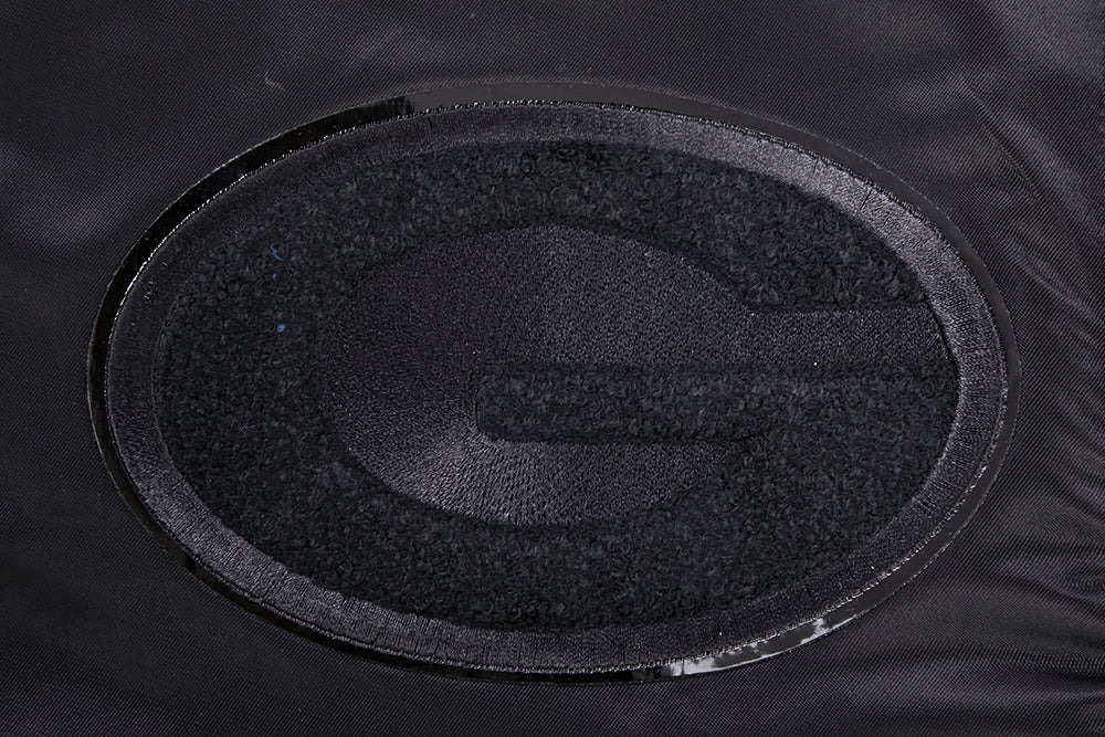 NFL GREEN BAY PACKERS TRIPLE BLACK SATIN JACKET (TRIPLE BLACK) - Image 7