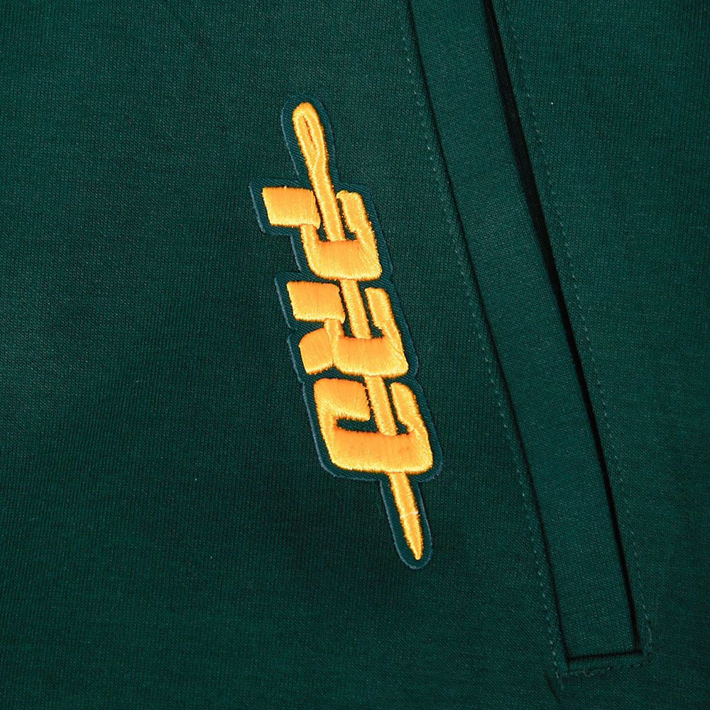 NFL GREEN BAY PACKERS PRO GAME DAY MEN'S DBL KNIT JACKET (FOREST GREEN/BLACK/WHITE) - Image 18