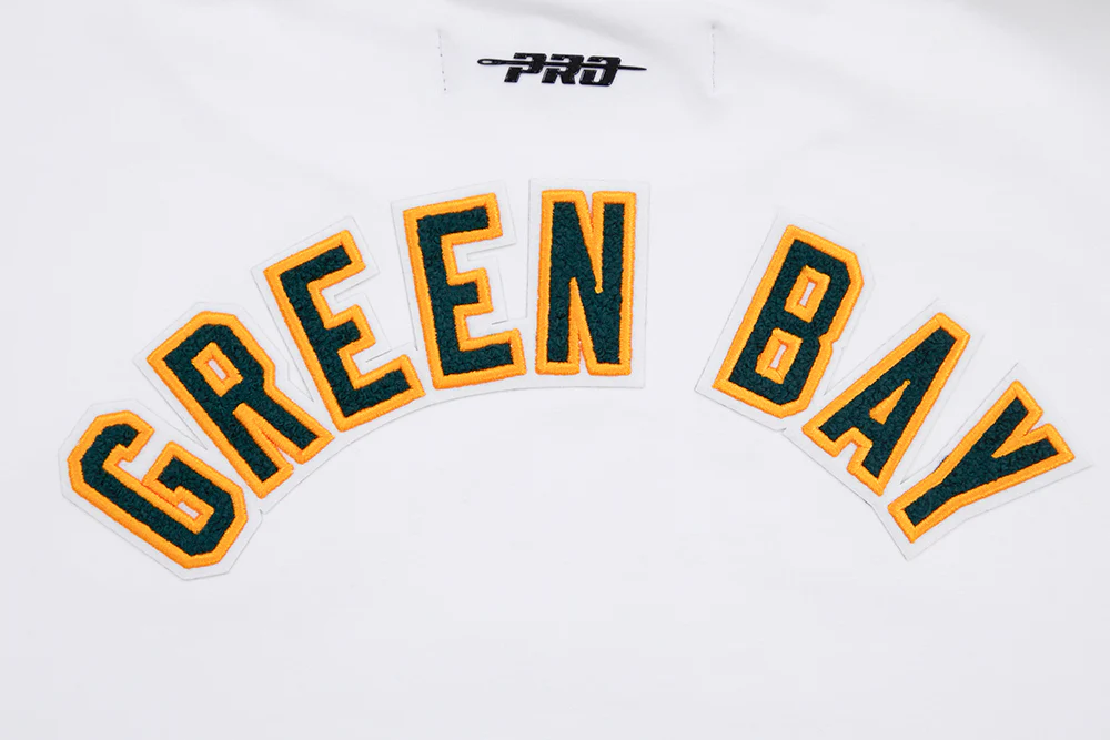 NFL GREEN BAY PACKERS CLASSIC SINGLE JERSEY BOXY TEE (WHITE) - Image 5