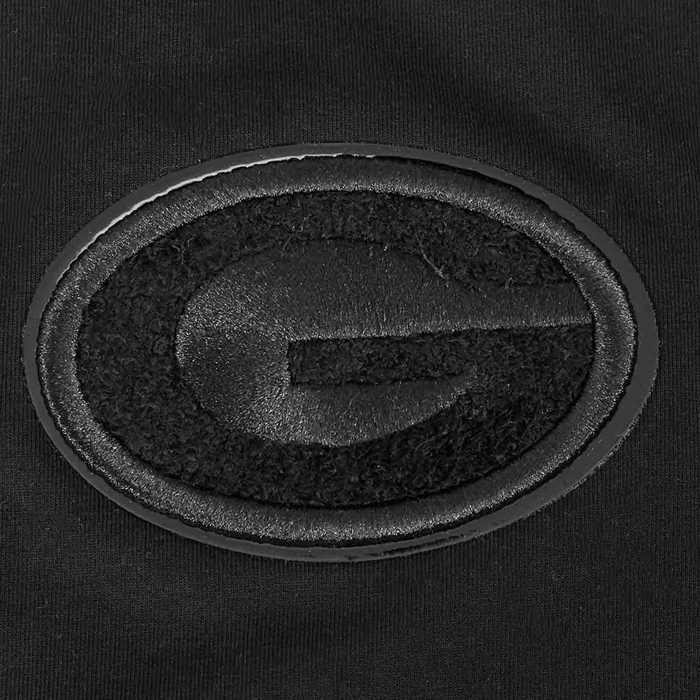 NFL GREEN BAY PACKERS TRIPLE BLACK WOMEN'S SINGLE JERSEY BOXY TEE (TRIPLE BLACK WOMEN'S) - Image 5