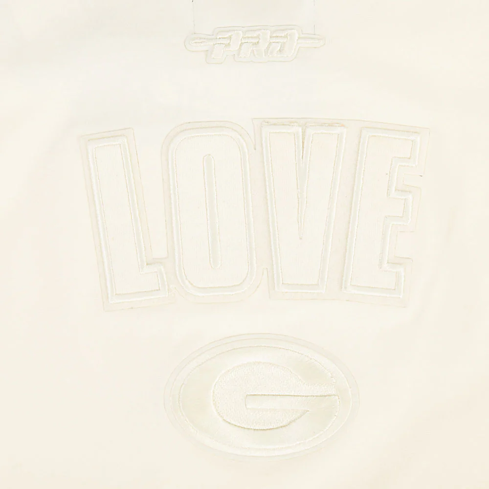 NFL GREEN BAY PACKERS JORDAN LOVE #10 NEUTRAL WOMEN'S SJ BOXY TEE (EGGSHELL) - Image 5