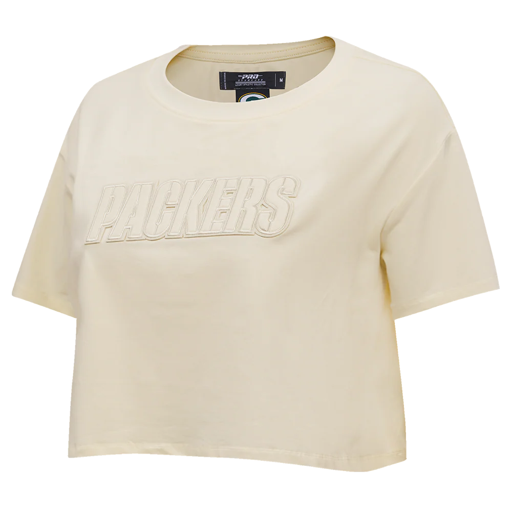 NFL GREEN BAY PACKERS NEUTRAL WOMEN'S BOXY TEE (EGGSHELL) - Image 2