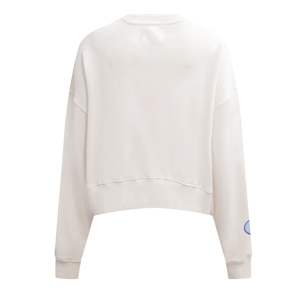NFL GREEN BAY PACKERS VARSITY BLUES WOMEN'S FLC CREWNECK (LINEN) - Image 4