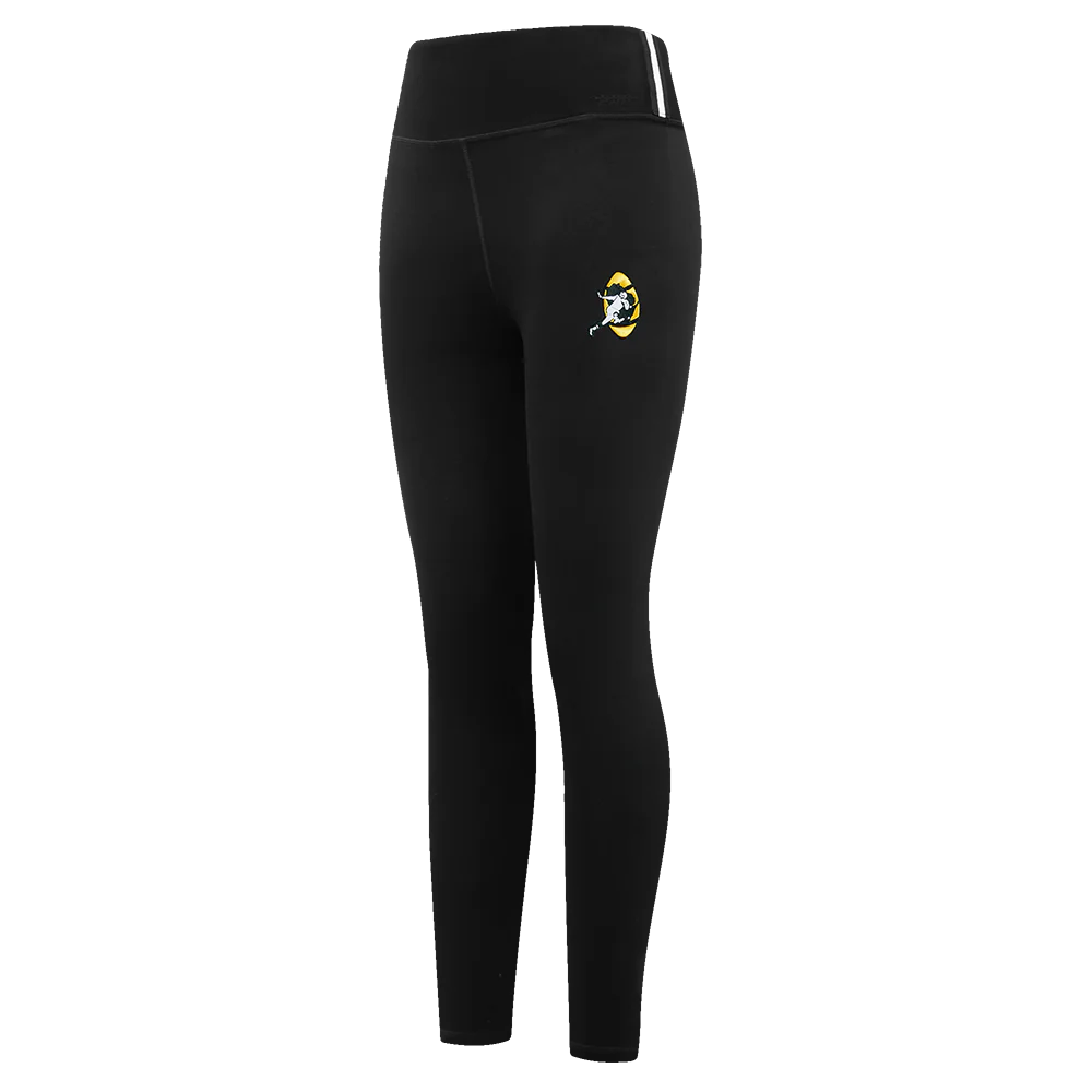 NFL GREEN BAY PACKERS RETRO CLASSIC WOMEN'S JERSEY LEGGING (BLACK)