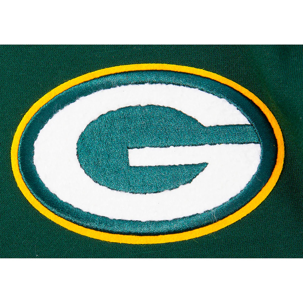 NFL GREEN BAY PACKERS CLASSIC LITTLE BOY'S FLC PO HOODIE (FOREST GREEN) - Image 8