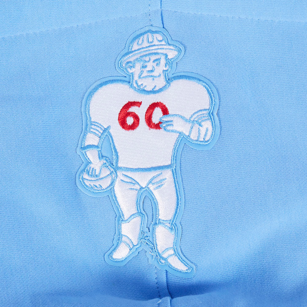 NFL HOUSTON OILERS RETRO CLASSIC MEN'S PULLOVER HOODIE (UNIVERSITY BLUE) - Image 8