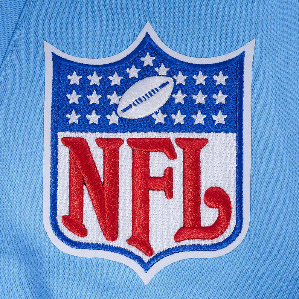 NFL HOUSTON OILERS PRO GAME DAY MEN'S RETRO JACKET (UNI BLUE/ ROYAL BLUE/ RED) - Image 16
