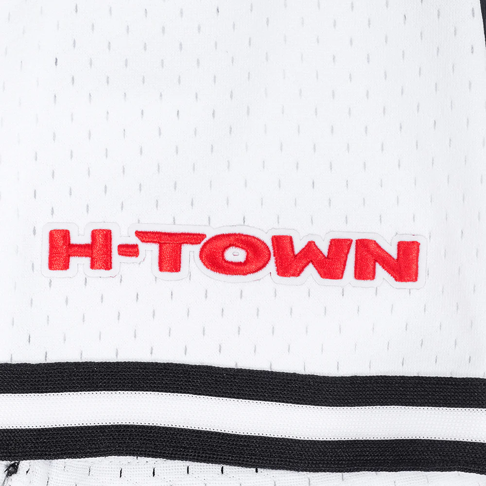 NFL HOUSTON TEXANS CLASSIC MESH MEN'S BUTTON DOWN SHIRT (WHITE/BLACK/WHITE) - Image 6
