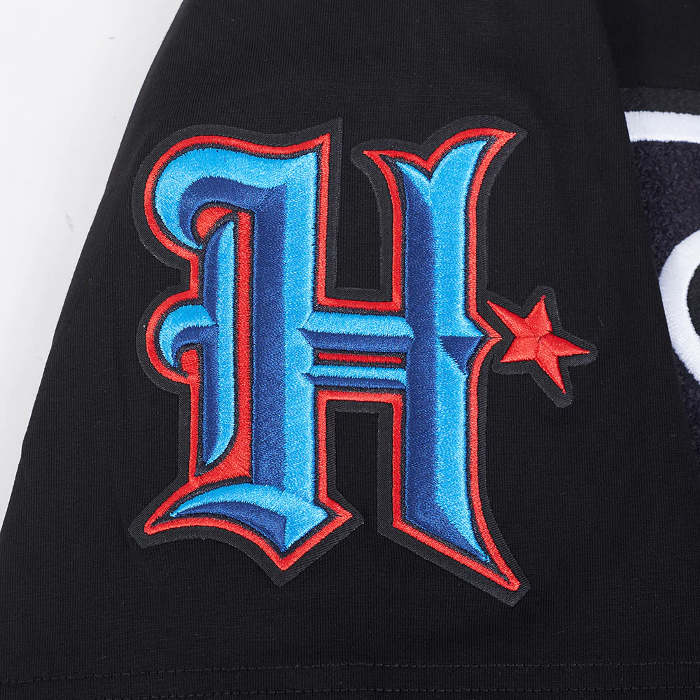 NFL HOUSTON TEXANS CLASSIC MASH UP MEN'S SINGLE JERSEY TEE (BLACK) - Image 6