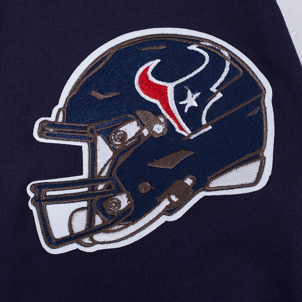 NFL HOUSTON TEXANS SCRIPT TAIL MEN'S RIB FLC PO HOODIE (MIDNIGHT NAVY/RED/MIDNIGHT NAVY) - Image 6
