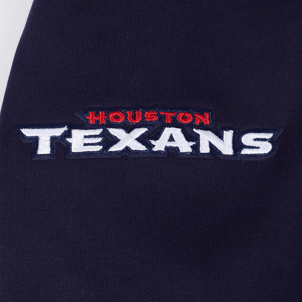 NFL HOUSTON TEXANS SCRIPT TAIL MEN'S RIB FLC PO HOODIE (MIDNIGHT NAVY/RED/MIDNIGHT NAVY) - Image 7
