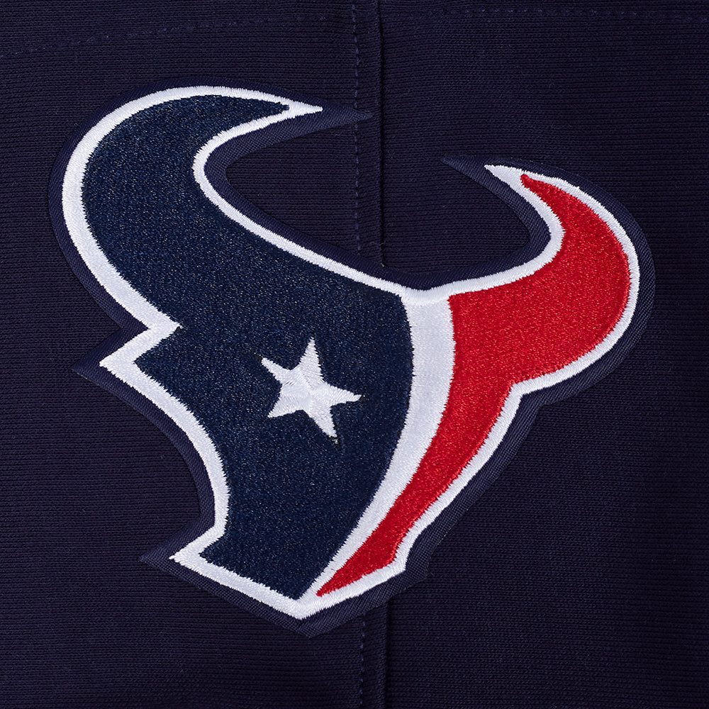 NFL HOUSTON TEXANS SCRIPT TAIL MEN'S RIB FLC PO HOODIE (MIDNIGHT NAVY/RED/MIDNIGHT NAVY) - Image 8