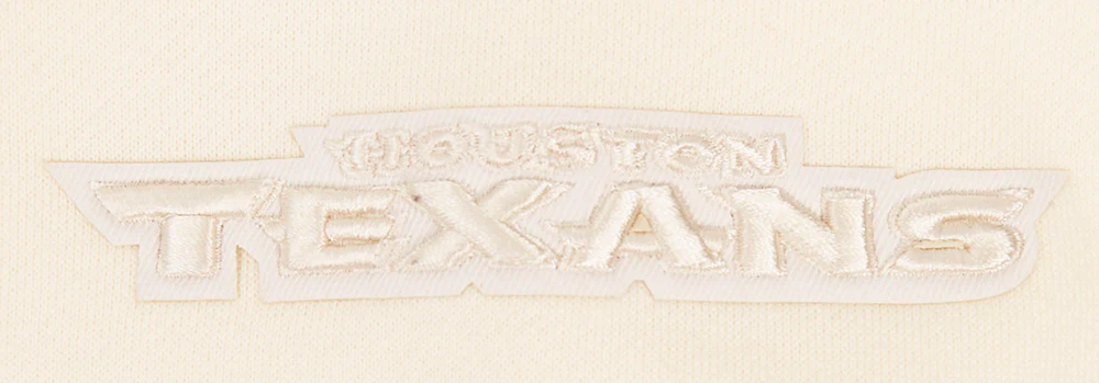 NFL HOUSTON TEXANS NEUTRAL MEN'S DROP SHOULDER PULLOVER HOODIE (EGGSHELL) - Image 6