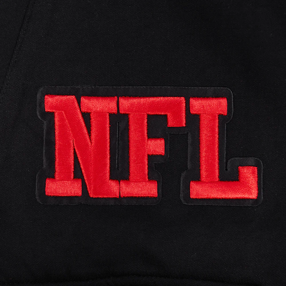 NFL HOUSTON TEXANS PRO GAME DAY MEN'S DBL KNIT JACKET (BLACK/SILVER/WHITE) - Image 16