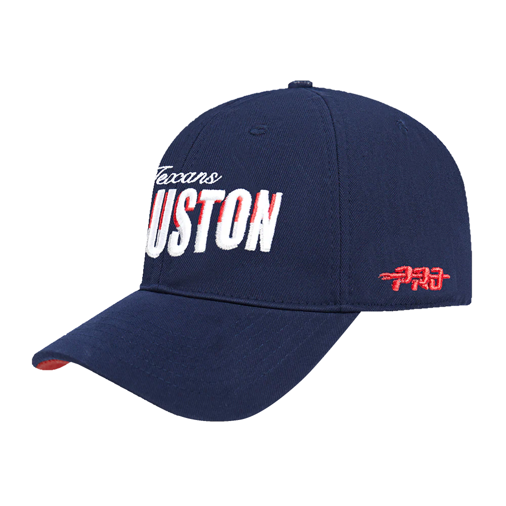 NFL HOUSTON TEXANS GREETINGS WORDMARK STRAPBACK (MIDNIGHT NAVY) - Image 2