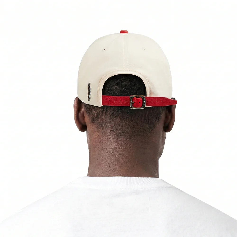 NFL HOUSTON TEXANS STACKS 2 TONE WORDMARK STRAPBACK (BLACK/RED) - Image 2