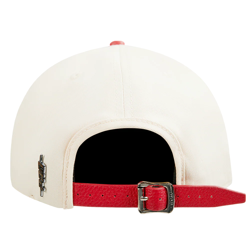 NFL HOUSTON TEXANS STACKS 2 TONE WORDMARK STRAPBACK (BLACK/RED) - Image 6