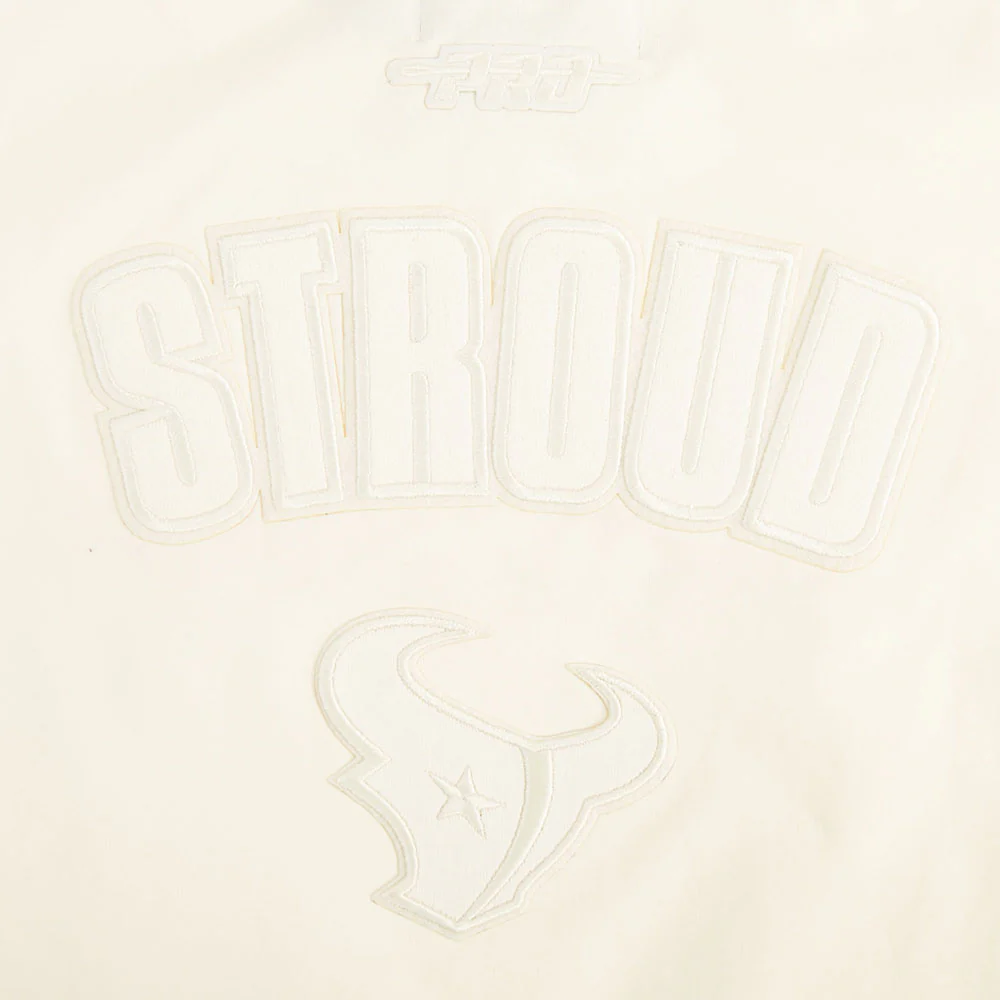 NFL HOUSTON TEXANS CJ STROUD #7 NEUTRAL WOMEN'S SJ BOXY TEE (EGGSHELL) - Image 5