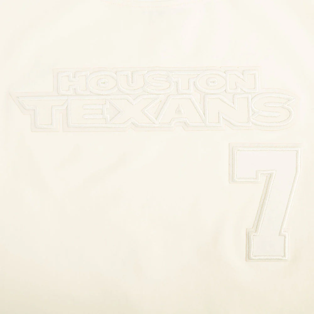 NFL HOUSTON TEXANS CJ STROUD #7 NEUTRAL WOMEN'S SJ BOXY TEE (EGGSHELL) - Image 6