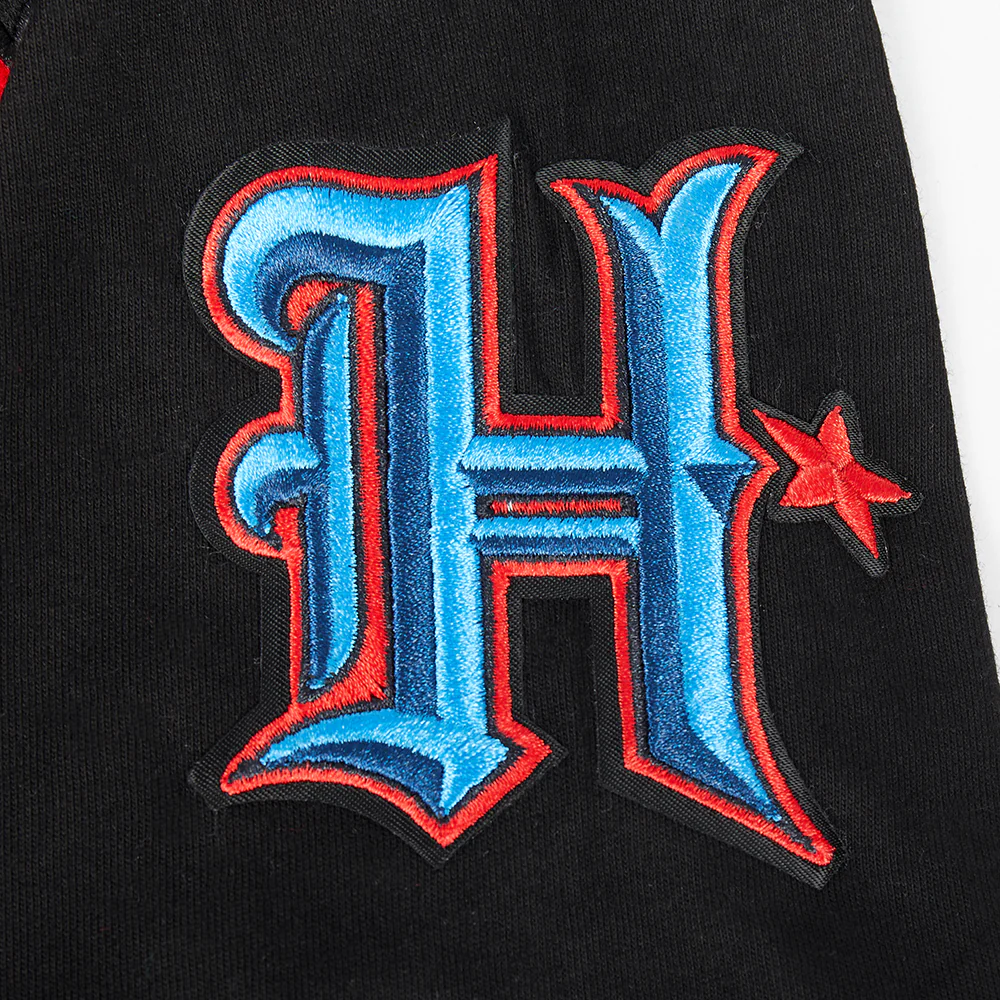 NFL HOUSTON TEXANS CLASSIC BIG BOYS SHORT SLEEVE STRIPED RIB TEE (BLACK) - Image 8