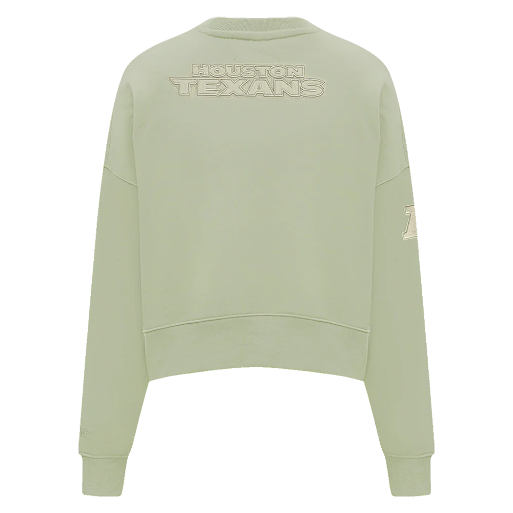 NFL HOUSTON TEXANS NEUTRAL WOMEN'S CREWNECK (BLACK) - Image 11