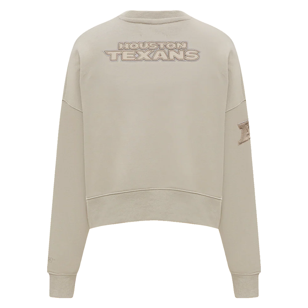 NFL HOUSTON TEXANS NEUTRAL WOMEN'S CREWNECK (BLACK) - Image 15