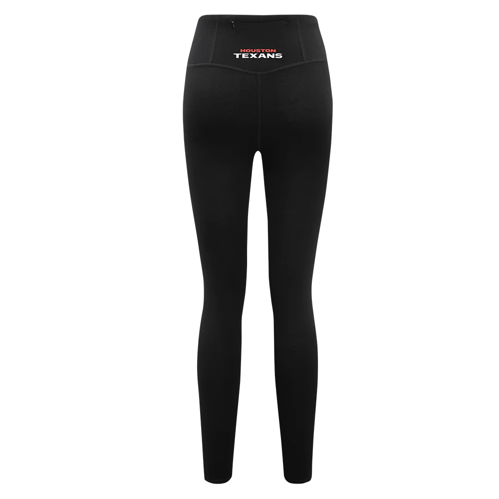 NFL HOUSTON TEXANS CLASSIC WOMEN'S HW JERSEY LEGGING (BLACK) - Image 4