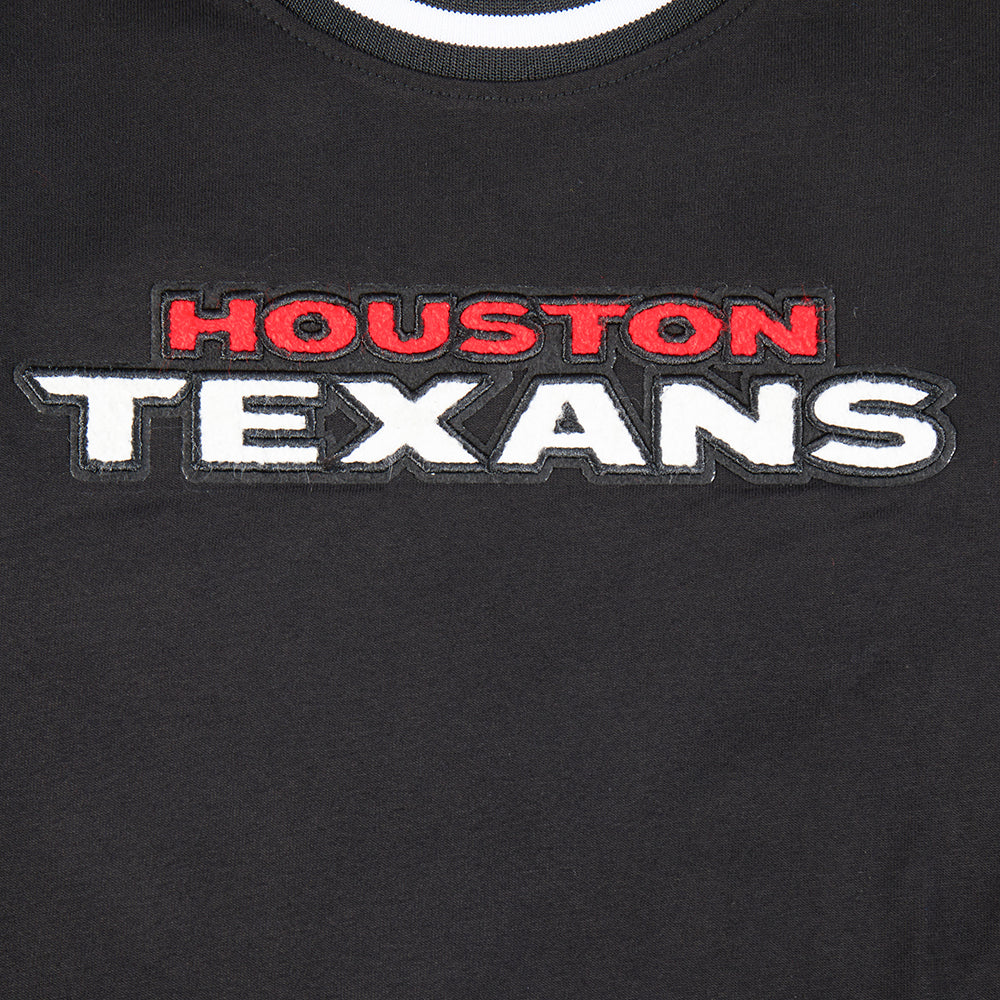 NFL HOUSTON TEXANS CLASSIC LITTLE BOYS SHORT SLEEVE STRIPED RIB TEE (BLACK) - Image 15